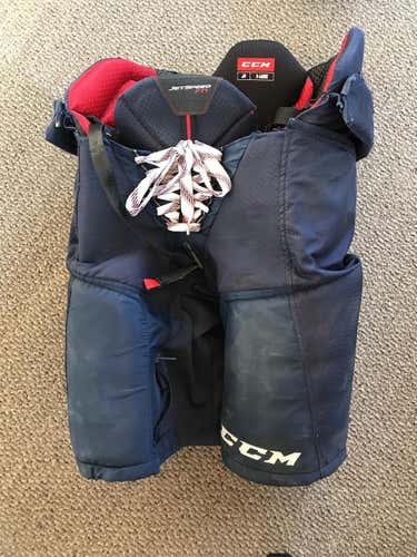 Blue Junior XL CCM JetSpeed FT1 Hockey Pants