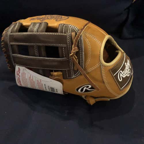 Brown High School/College Outfield Heart of the Hide 12.75" Baseball Glove