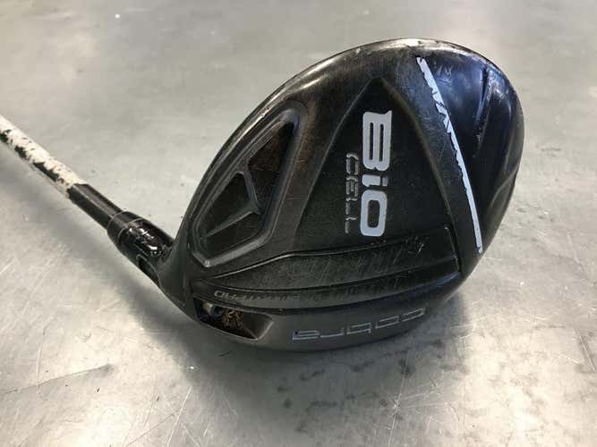 Used Cobra Bio Cell Black 3 Wood Graphite Regular Golf Fairway Woods