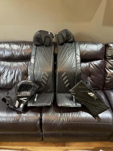 Black Senior Used 34" Brian's Regular Optik 2 Goalie Full Set