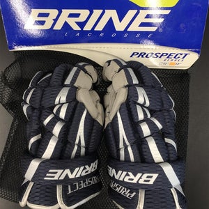 Blue New Player's Brine Prospect 13" Lacrosse Gloves