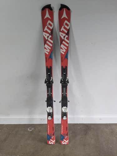 Used Atomic 145 cm Racing Redster FIS Norm SL Skis With Atomic XTO12 Bindings