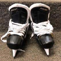 Used Junior Bauer Supreme 1S Goalie Skates Regular Width Size 4