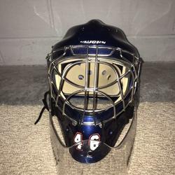 Blue Used Senior Vaughn Goalie Mask