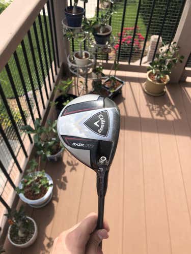 Used Men's Callaway Right Handed Razr Fit Fairway 3 Wood Stiff Flex 15 Loft