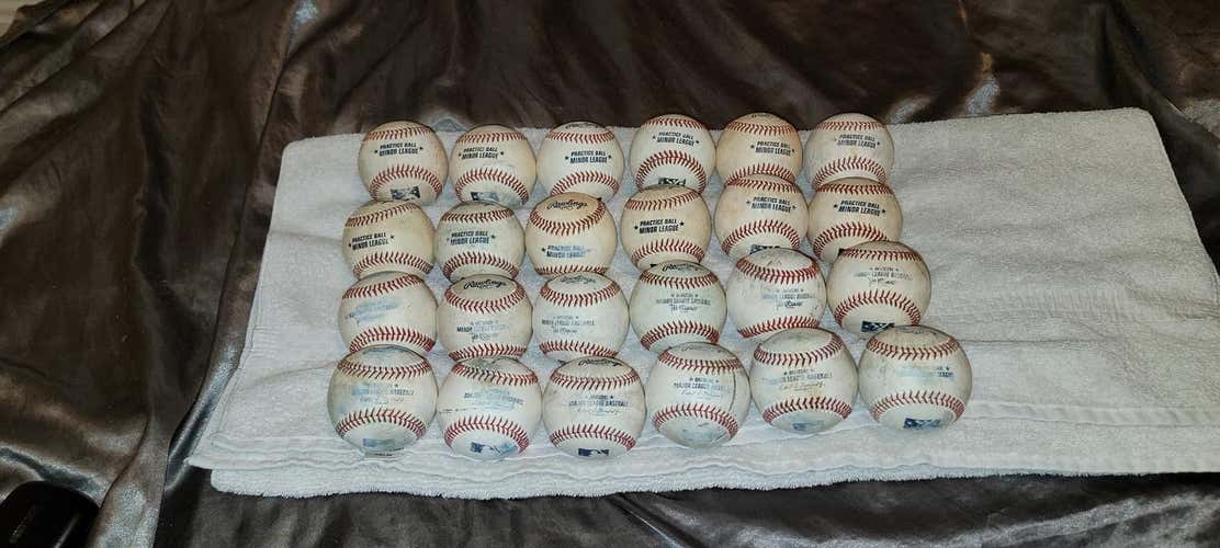 Used Rawlings Baseballs 24 Pack (2 Dozen)