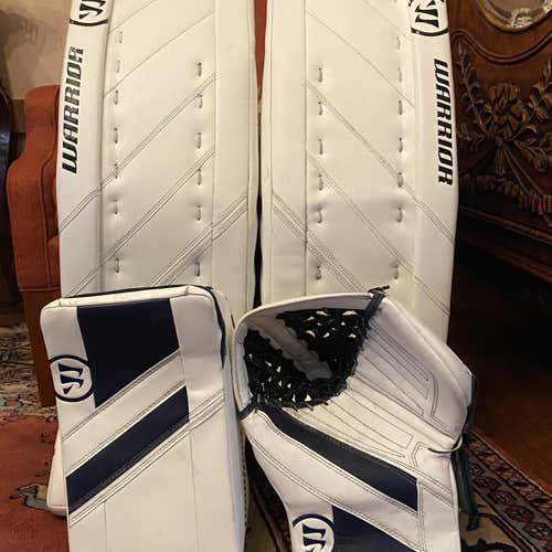 White Senior 35" Regular Ritual G4 Pro Pro Stock Goalie Full Set