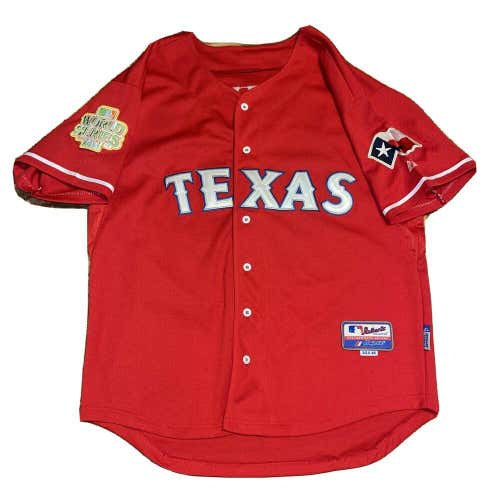 Josh Hamilton World Series Fall Classic 2011 Texas Baseball Majestic Jersey 48