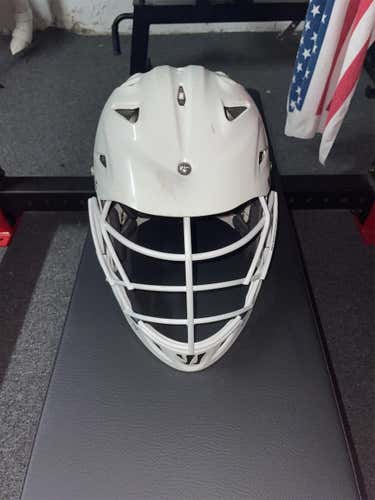 White Adult Player's Warrior Evo Helmet