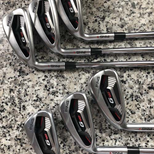 Men's Left Hand G410 Stiff Flex Steel Shaft Iron Set