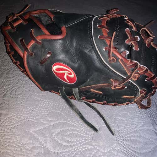 Black High School/College Catcher's Heart of the Hide 32.5" Baseball Glove