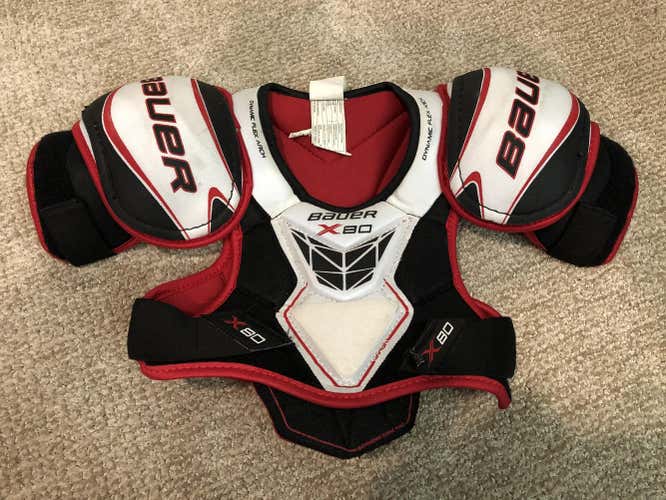 Used Junior Small Bauer Vapor X80 Shoulder Pads