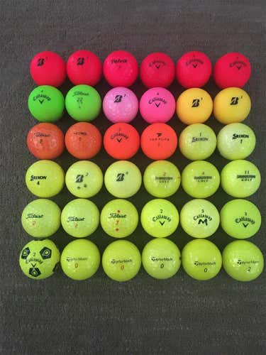 Red Used Callaway Superhot 70 36 Pack (3 Dozen) Balls