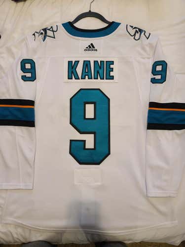 San Jose Sharks Away Authentic - Pro Stitch lettering/#'s - Adizero - Kane