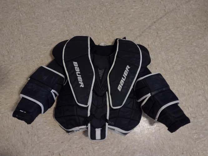 Used Senior Large Bauer Pro return Goalie Chest Protector Pro Stock