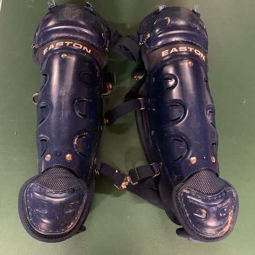 Blue Adult Easton Catcher's Leg Guard Without Thigh Guard