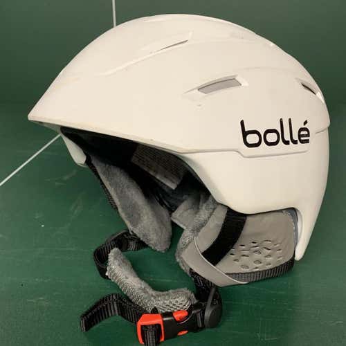White Used Large Bolle Helmet