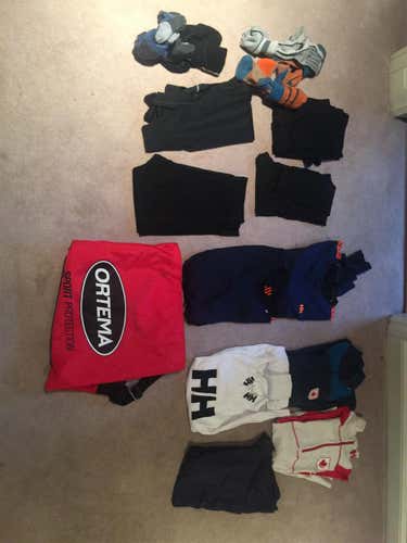 Black Adult Medium/Large Helly Hansen Base Layers