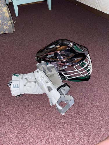 Loyola Maryland team issued helmet and gloves