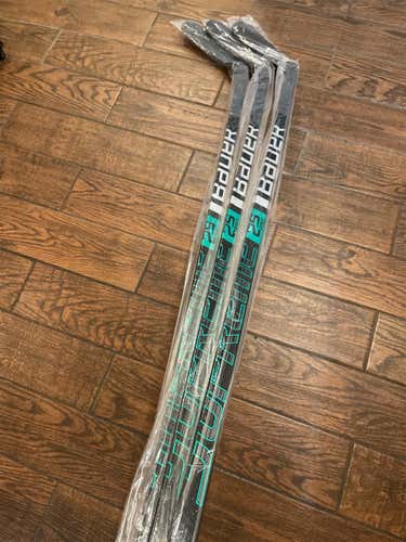 3 Pack Green Bauer Supreme 2S Pro GX P92 Tall 71” Pro Stock Hockey Stick