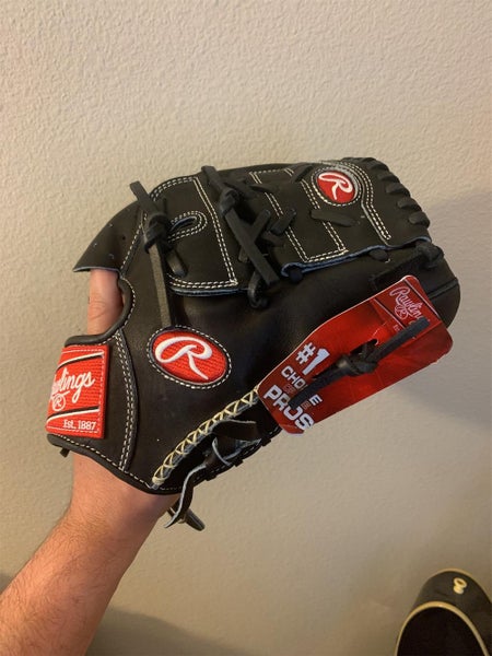Black High School/College Pitcher's Heart of the Hide 11.5" Baseball Glove