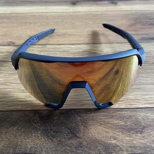 NEW 100% S3 Sunglasses - Navy Frame w/ Red Lens