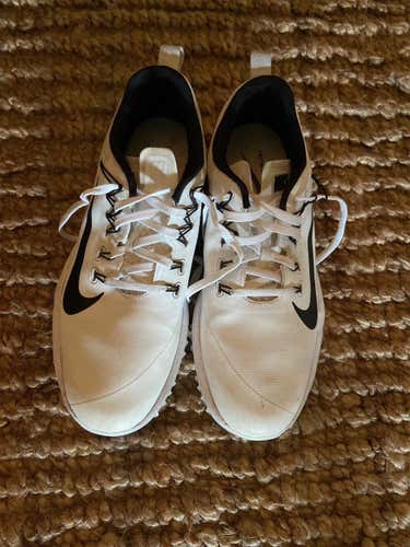 White Men's Size 8.0 (Women's 9.0) Nike Golf Shoes