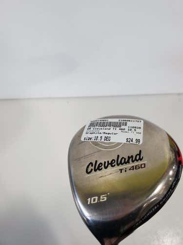 Used Cleveland Ti 460 10.5 Degree Graphite Regular Golf Drivers