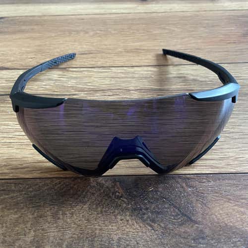 NEW 100% Racetrap Sunglasses - Black Frame w/ Blue Lens