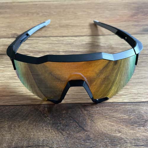 NEW 100% Speedcraft Sunglasses - Black Frame w/ Multi Color Lens