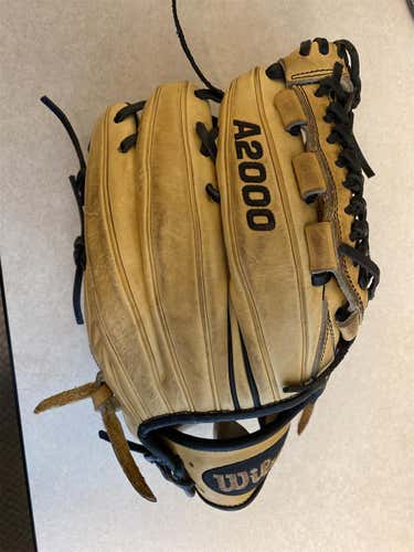 Yellow High School/College Infield A2000 11.75" Baseball Glove