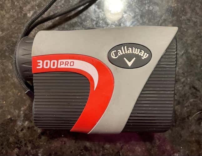Callaway 300 Pro Golf Laser Rangefinder With Slope Measurement Grey, Red, Black