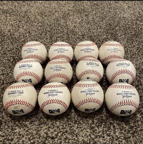 12 Good Condition Rawlings Minor League Baseballs