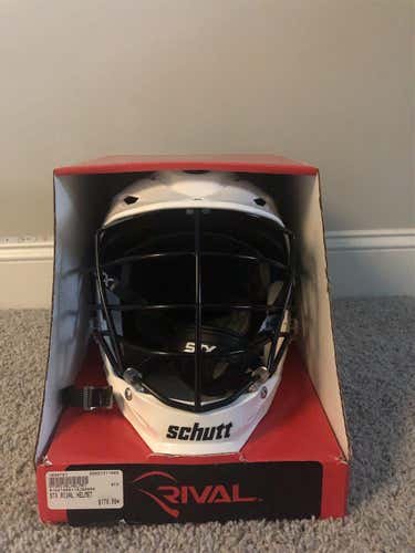 White New STX Rival Helmet