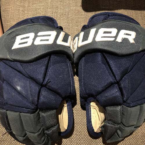 Blue Senior Bauer Vapor 1X Pro Lite 13" Pro Stock Gloves