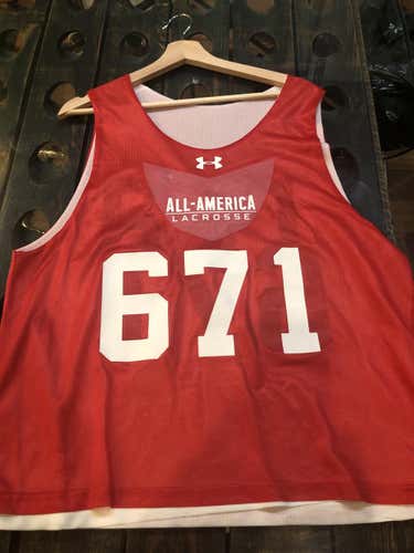 Red Men's Used Adult XL Under Armour Jersey