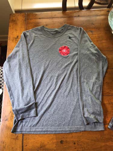 Nike Dri-Fit Grey Long Sleeve Shirt