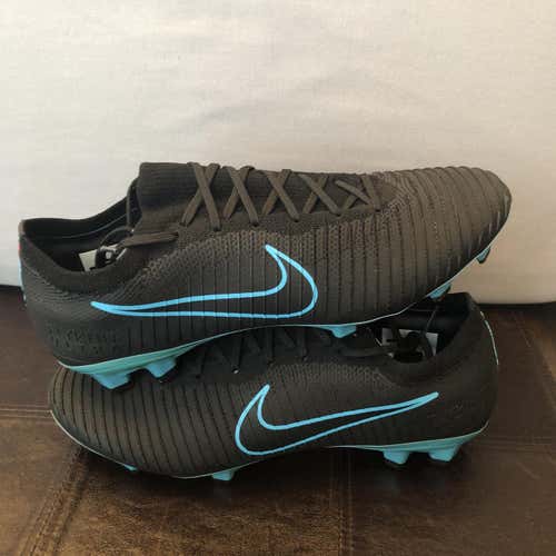 Black Unisex Molded Cleats Nike Flyknit ultra Cleats