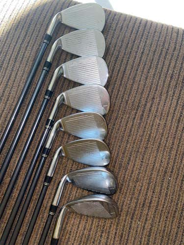 Men's RH R7 CGB MAX Regular Flex Graphite Shaft Iron Set