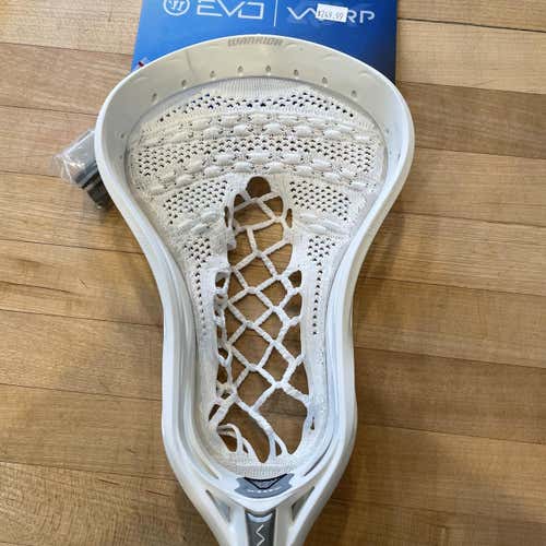 White NEW Attack & Midfield Strung Evo Warp Pro 2 Strung Head