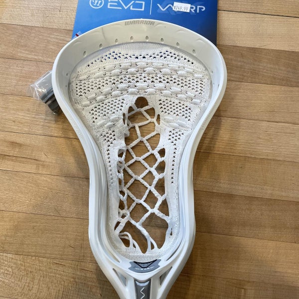 White NEW Attack & Midfield Strung Evo Warp Pro 2 Strung Head