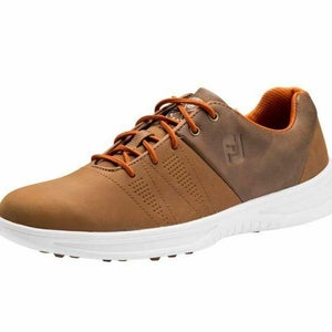 FootJoy Contour Casual Men's Golf Shoes 54057 Brown 9 Extra Wide (4E) #83220