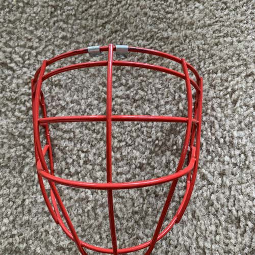 Red Adult Player's Gait Mens Cage Helmet