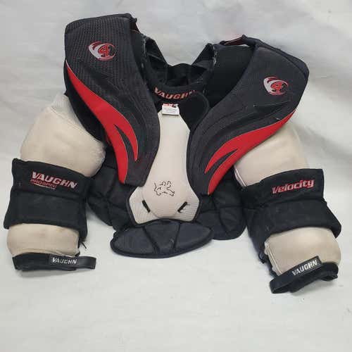 Pro Stock Used Vaughn Velocity V4 Chest Protector - Extra Large (GCP030)