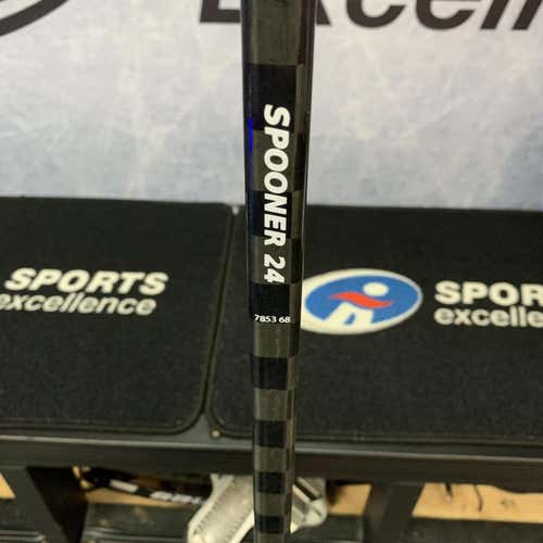 New Right Handed AX9 Blacked Out Spooner Heel Pattern ~70 Flex Pro Stock Hockey Stick