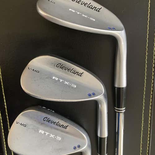 Cleveland RTX-3 Wedges (52-56-60 Degrees)