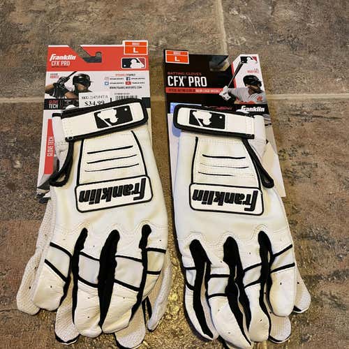 ( 2 ) Franklin Batting Gloves ( L )