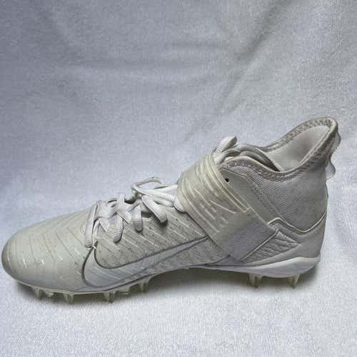 Nike White Men's Alpha Menace Pro 2 Mid Mens Size 8.5 High Top