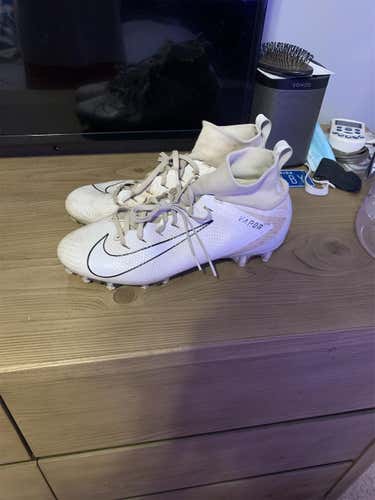 White Nike Untouchable Cleats