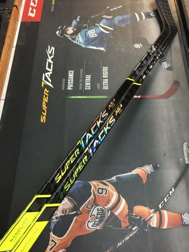 2 Pack | P90M | 65 Flex | New CCM Super Tacks AS3 Pro LH Hockey Stick Toe Pattern Pro Stock